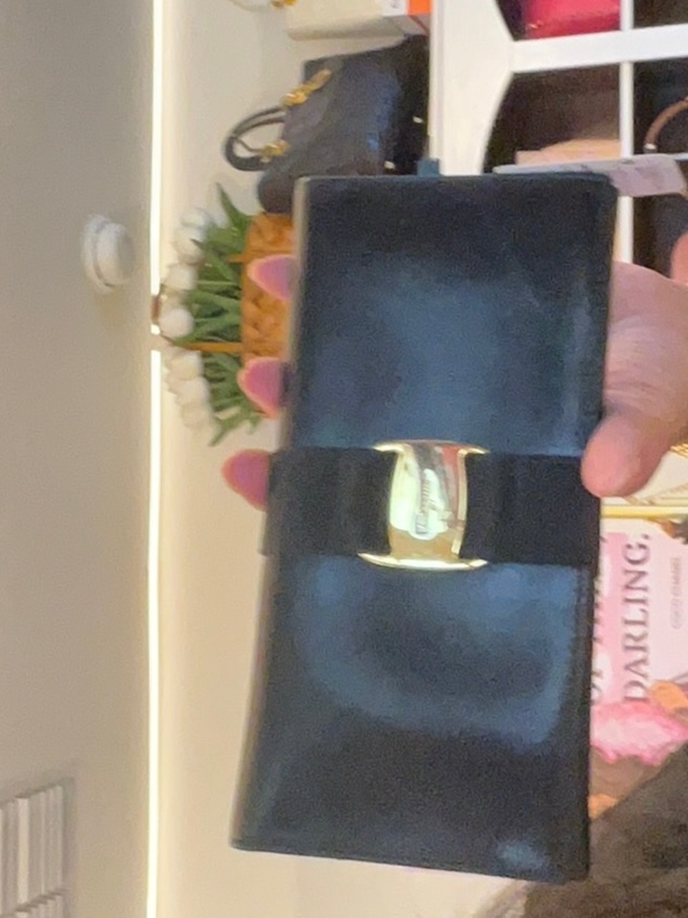 12. Ferragamo slashed sold as is Desc in live no cancel/returns